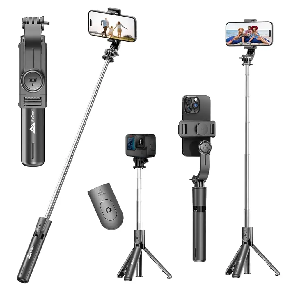 ✨ GlowPro Selfie Stick Tripod with Fill Light & Bluetooth Remote